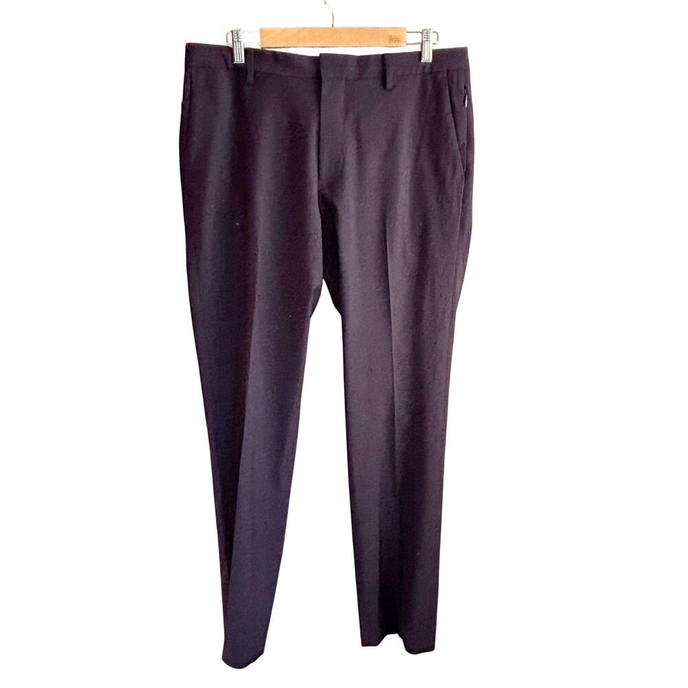 Bonobos Navy Marzotto Wool Slim Fit Pant - size 35